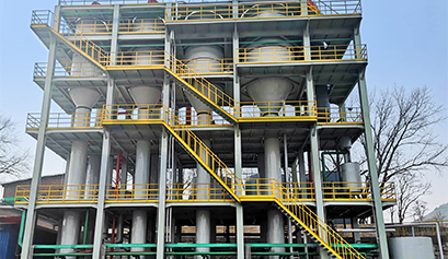 硅膠廢水處理四效蒸發(fā)器項目案例