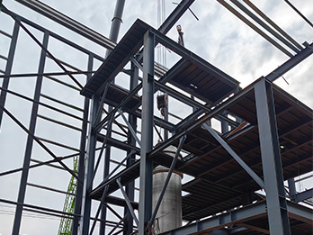 河南MVR蒸發器安裝現場